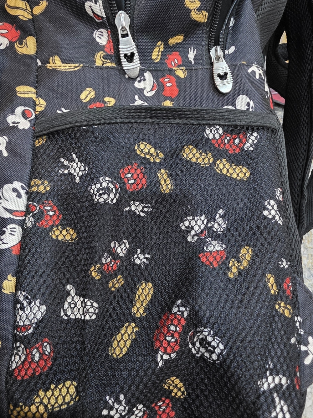 Disneyland Resort Black Mickey Pattern Backpack - Picture 14 of 14